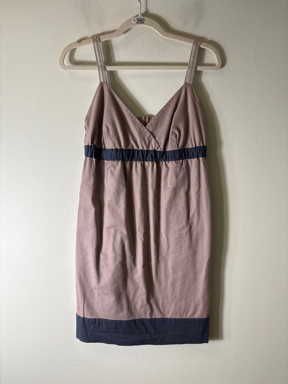 Gap Pink and Blue Waistline Mini Dress Sz 2